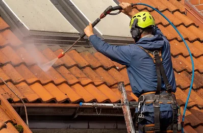 Démoussage et hydrofuge de toiture au Tablier