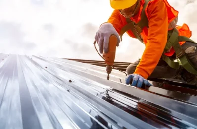 Travaux de zinguerie au Tablier